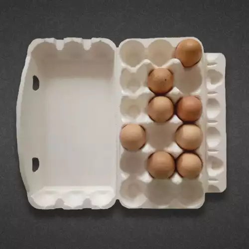 18 eggs per tray