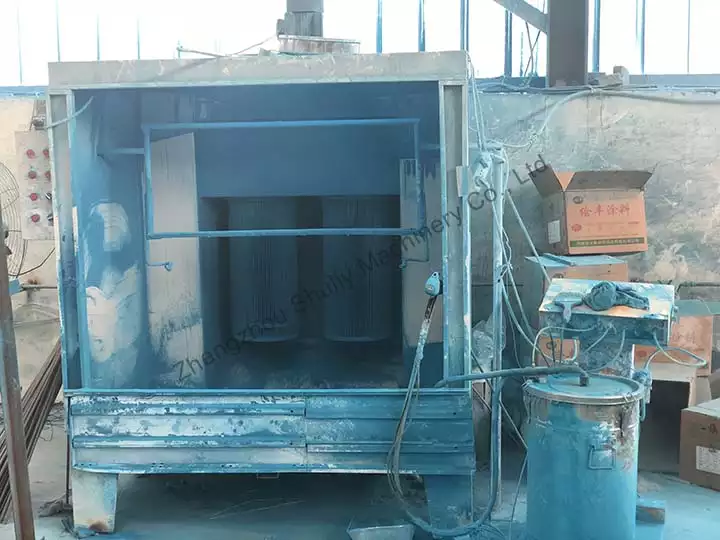 máquina de pulverización y recolección de polvo
