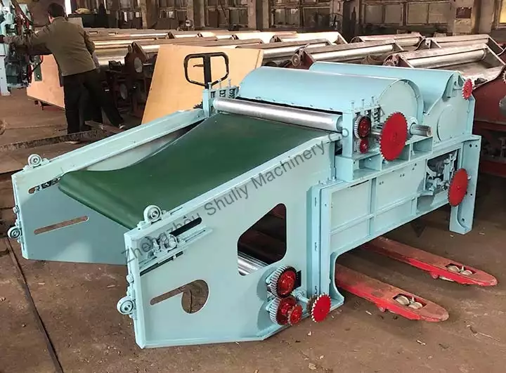 machine à ouvrir les déchets de coton