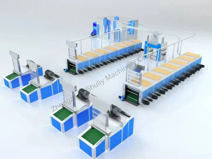 textile fabric recycling line