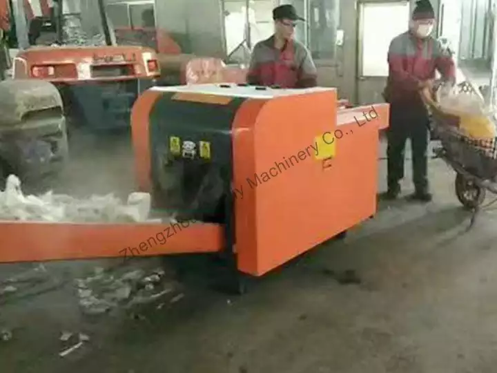 uses of textile waste cutting machine