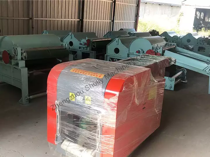 machine de découpe de fibres textiles d'emballage