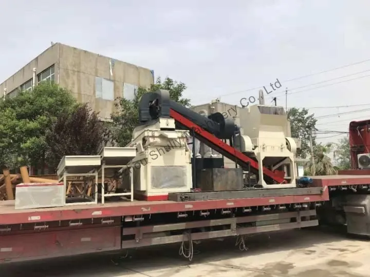 directly transport cable wire recycling machine