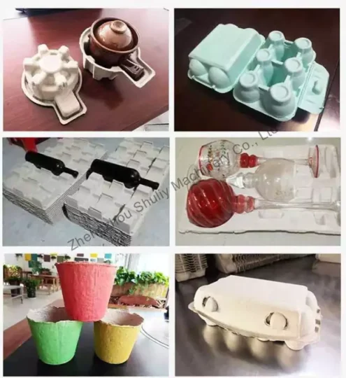 end products of paper pulp molding machine