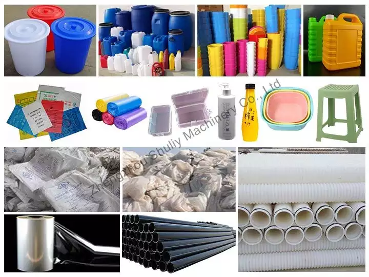 raw materials for PP PE plastic pelletizing line
