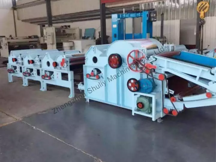 machines uesd in textile recycling